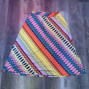 John Paul Richard multi colored skirt Petite